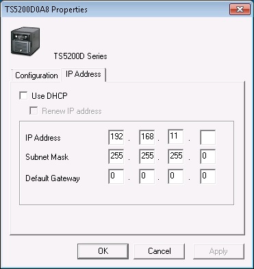 LinkStation Properties