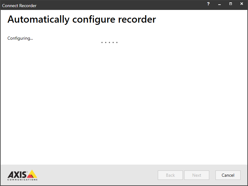 auto configuration