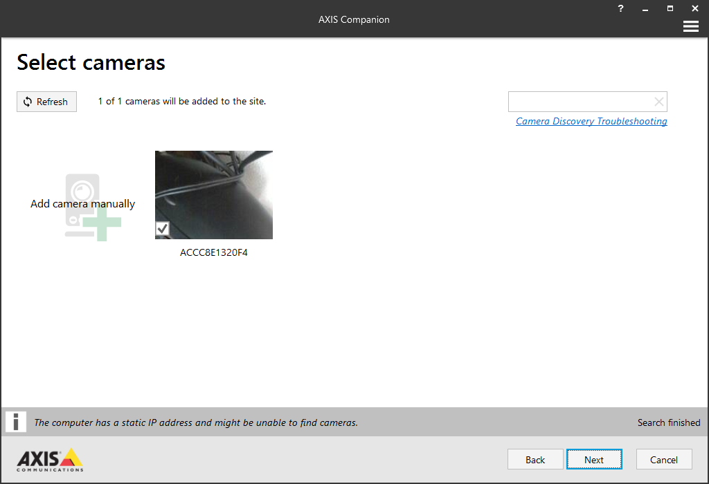 select cameras