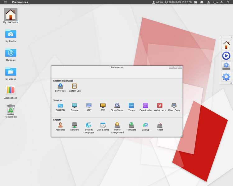 iOS window home screen